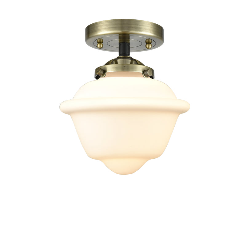 Innovations Lighting Small Oxford 1 Light Semi-Flush Mount Part Of The Nouveau Collection 284-1C-BAB-G531