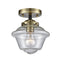 Innovations Lighting Small Oxford 1 Light Semi-Flush Mount Part Of The Nouveau Collection 284-1C-BAB-G534