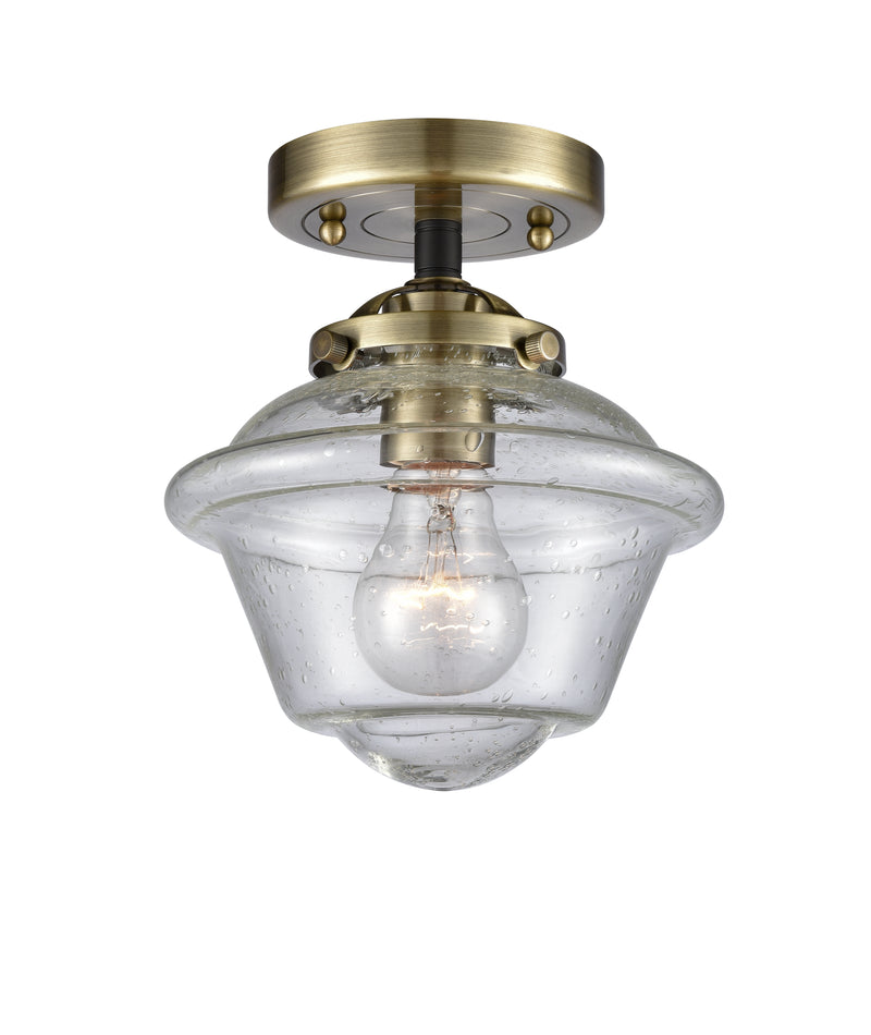 Innovations Lighting Small Oxford 1 Light Semi-Flush Mount Part Of The Nouveau Collection 284-1C-BAB-G534