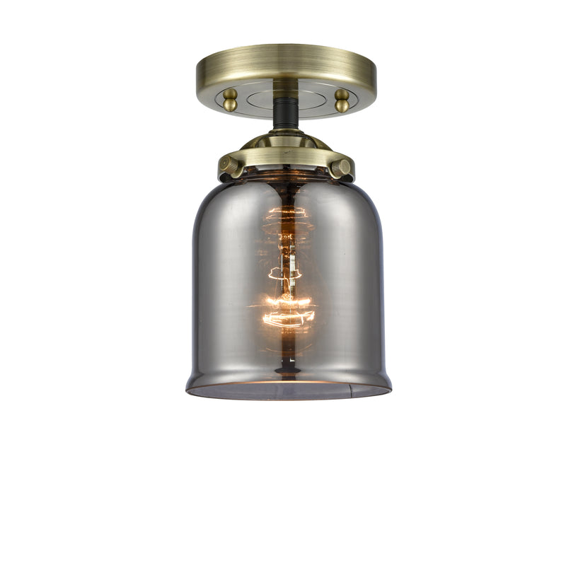 Innovations Lighting Small Bell 1 Light Semi-Flush Mount Part Of The Nouveau Collection 284-1C-BAB-G53