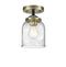 Innovations Lighting Small Bell 1 Light Semi-Flush Mount Part Of The Nouveau Collection 284-1C-BAB-G54-LED