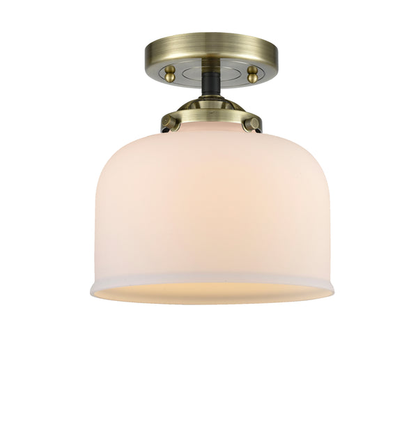 Innovations Lighting Large Bell 1 Light Semi-Flush Mount Part Of The Nouveau Collection 284-1C-BAB-G71-LED