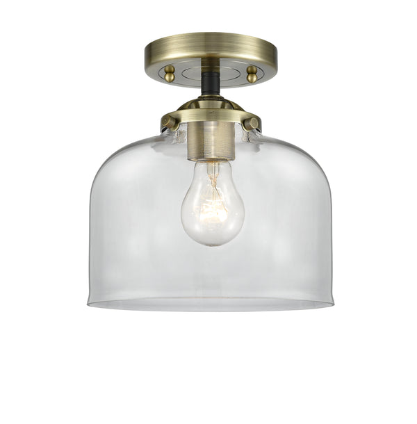 Innovations Lighting Large Bell 1 Light Semi-Flush Mount Part Of The Nouveau Collection 284-1C-BAB-G72-LED