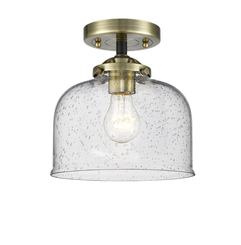 Innovations Lighting Large Bell 1 Light Semi-Flush Mount Part Of The Nouveau Collection 284-1C-BAB-G74-LED