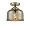 Innovations Lighting Large Bell 1 Light Semi-Flush Mount Part Of The Nouveau Collection 284-1C-BAB-G78