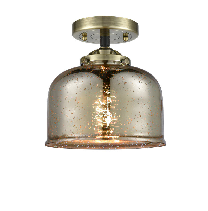 Innovations Lighting Large Bell 1 Light Semi-Flush Mount Part Of The Nouveau Collection 284-1C-BAB-G78