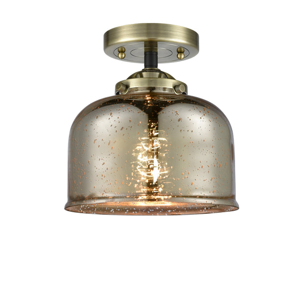 Innovations Lighting Large Bell 1 Light Semi-Flush Mount Part Of The Nouveau Collection 284-1C-BAB-G78-LED