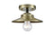 Innovations Lighting Railroad 1 Light Semi-Flush Mount Part Of The Nouveau Collection 284-1C-BAB-M4-AB-LED