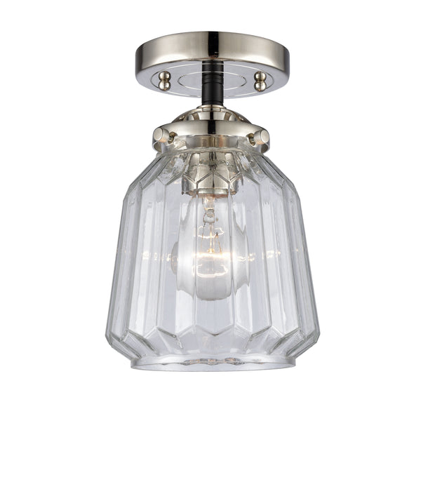 Innovations Lighting Chatham 1 Light Semi-Flush Mount Part Of The Nouveau Collection 284-1C-BPN-G142