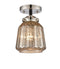 Innovations Lighting Chatham 1 Light Semi-Flush Mount Part Of The Nouveau Collection 284-1C-BPN-G146-LED