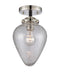 Innovations Lighting Geneseo 1 Light Semi-Flush Mount Part Of The Nouveau Collection 284-1C-BPN-G165-LED