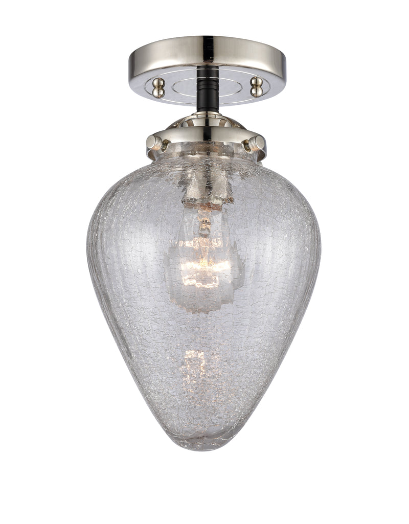 Innovations Lighting Geneseo 1 Light Semi-Flush Mount Part Of The Nouveau Collection 284-1C-BPN-G165-LED