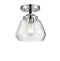 Innovations Lighting Fulton 1 Light Semi-Flush Mount Part Of The Nouveau Collection 284-1C-BPN-G172