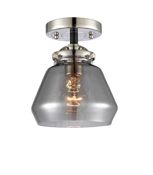 Innovations Lighting Fulton 1 Light Semi-Flush Mount Part Of The Nouveau Collection 284-1C-BPN-G173