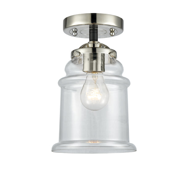 Innovations Lighting Canton 1 Light Semi-Flush Mount Part Of The Nouveau Collection 284-1C-BPN-G182-LED