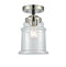 Innovations Lighting Canton 1 Light Semi-Flush Mount Part Of The Nouveau Collection 284-1C-BPN-G182-LED