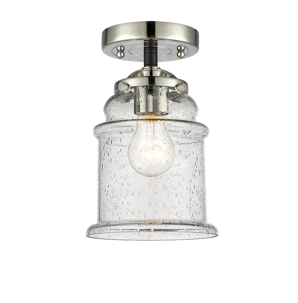 Innovations Lighting Canton 1 Light Semi-Flush Mount Part Of The Nouveau Collection 284-1C-BPN-G184