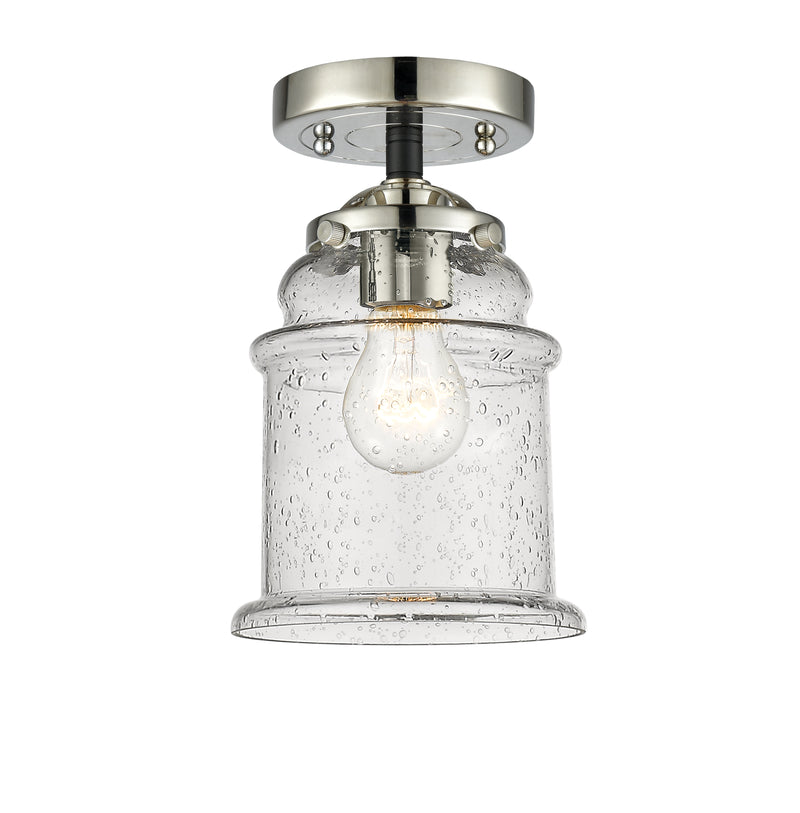 Innovations Lighting Canton 1 Light Semi-Flush Mount Part Of The Nouveau Collection 284-1C-BPN-G184