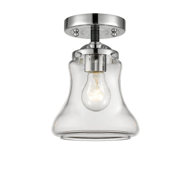 Innovations Lighting Bellmont 1 Light Semi-Flush Mount Part Of The Nouveau Collection 284-1C-BPN-G192-LED