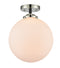 Innovations Lighting Beacon 1 Light 10" Semi-Flush Mount 284-1C-BPN-G201-10