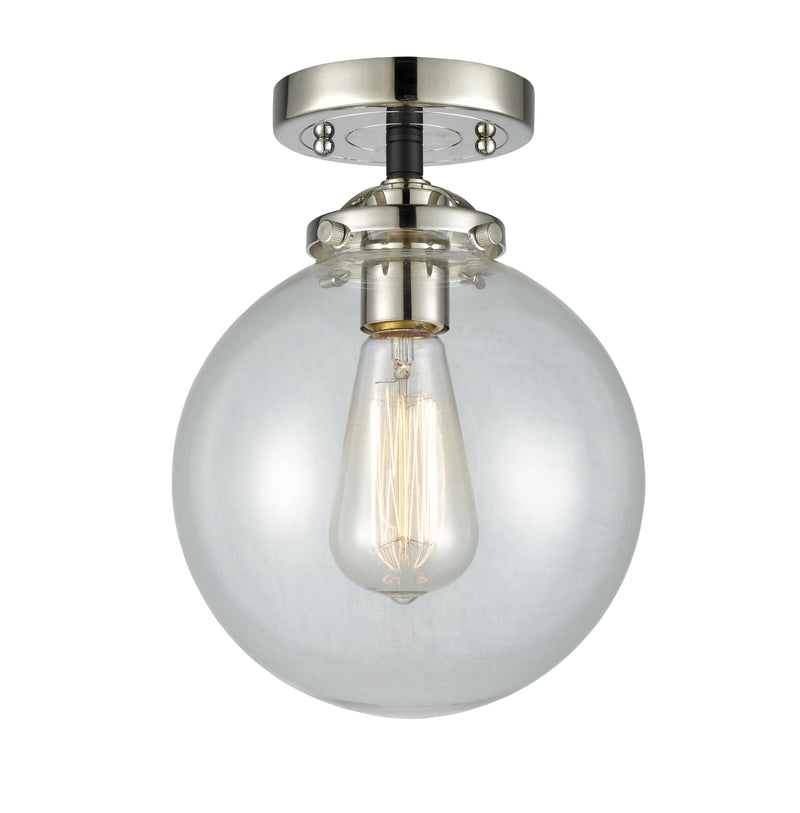 Innovations Lighting Beacon 1 Light 8" Semi-Flush Mount 284-1C-BPN-G202-8-LED