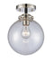 Innovations Lighting Beacon 1 Light 8" Semi-Flush Mount 284-1C-BPN-G204-8