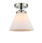 Innovations Lighting Large Cone 1 Light Semi-Flush Mount Part Of The Nouveau Collection 284-1C-BPN-G41