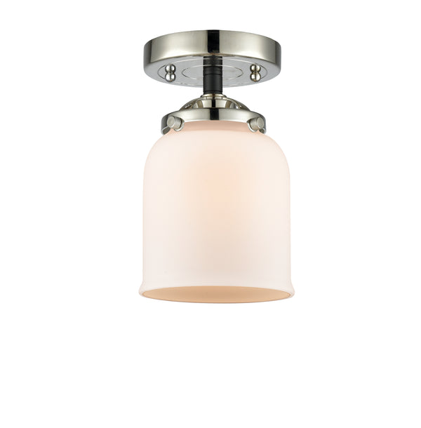 Innovations Lighting Small Bell 1 Light Semi-Flush Mount Part Of The Nouveau Collection 284-1C-BPN-G51