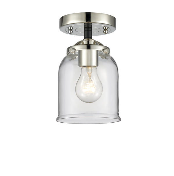 Innovations Lighting Small Bell 1 Light Semi-Flush Mount Part Of The Nouveau Collection 284-1C-BPN-G52