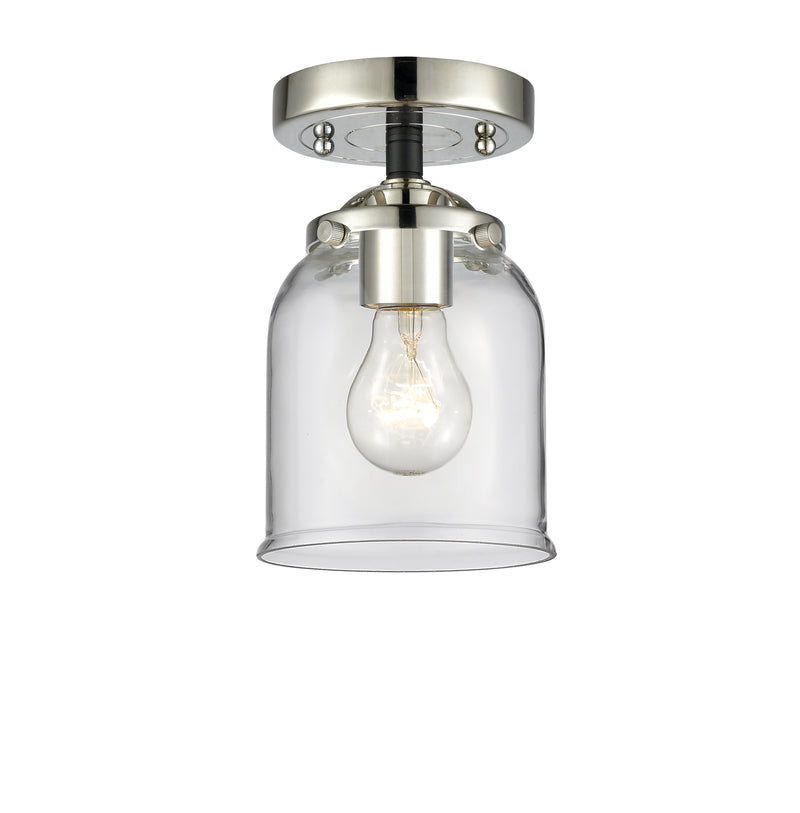 Innovations Lighting Small Bell 1 Light Semi-Flush Mount Part Of The Nouveau Collection 284-1C-BPN-G52