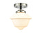 Innovations Lighting Small Oxford 1 Light Semi-Flush Mount Part Of The Nouveau Collection 284-1C-BPN-G531