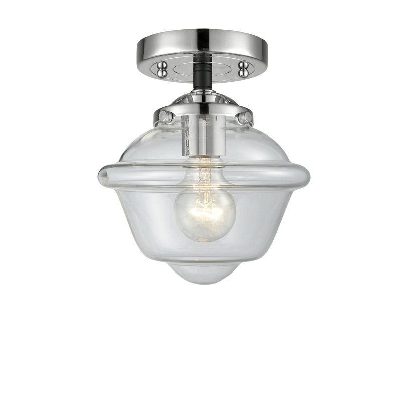 Innovations Lighting Small Oxford 1 Light Semi-Flush Mount Part Of The Nouveau Collection 284-1C-BPN-G532