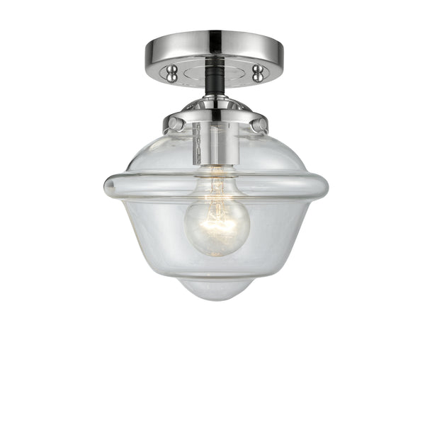 Innovations Lighting Small Oxford 1 Light Semi-Flush Mount Part Of The Nouveau Collection 284-1C-BPN-G532-LED