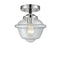 Innovations Lighting Small Oxford 1 Light Semi-Flush Mount Part Of The Nouveau Collection 284-1C-BPN-G532-LED