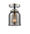 Innovations Lighting Small Bell 1 Light Semi-Flush Mount Part Of The Nouveau Collection 284-1C-BPN-G53