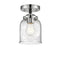 Innovations Lighting Small Bell 1 Light Semi-Flush Mount Part Of The Nouveau Collection 284-1C-BPN-G54-LED