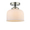Innovations Lighting Large Bell 1 Light Semi-Flush Mount Part Of The Nouveau Collection 284-1C-BPN-G71-LED