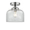 Innovations Lighting Large Bell 1 Light Semi-Flush Mount Part Of The Nouveau Collection 284-1C-BPN-G72