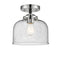 Innovations Lighting Large Bell 1 Light Semi-Flush Mount Part Of The Nouveau Collection 284-1C-BPN-G74