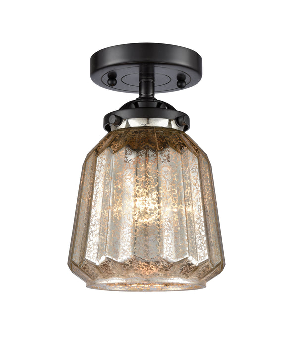 Innovations Lighting Chatham 1 Light Semi-Flush Mount Part Of The Nouveau Collection 284-1C-OB-G146