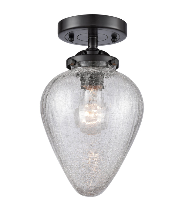 Innovations Lighting Geneseo 1 Light Semi-Flush Mount Part Of The Nouveau Collection 284-1C-OB-G165-LED