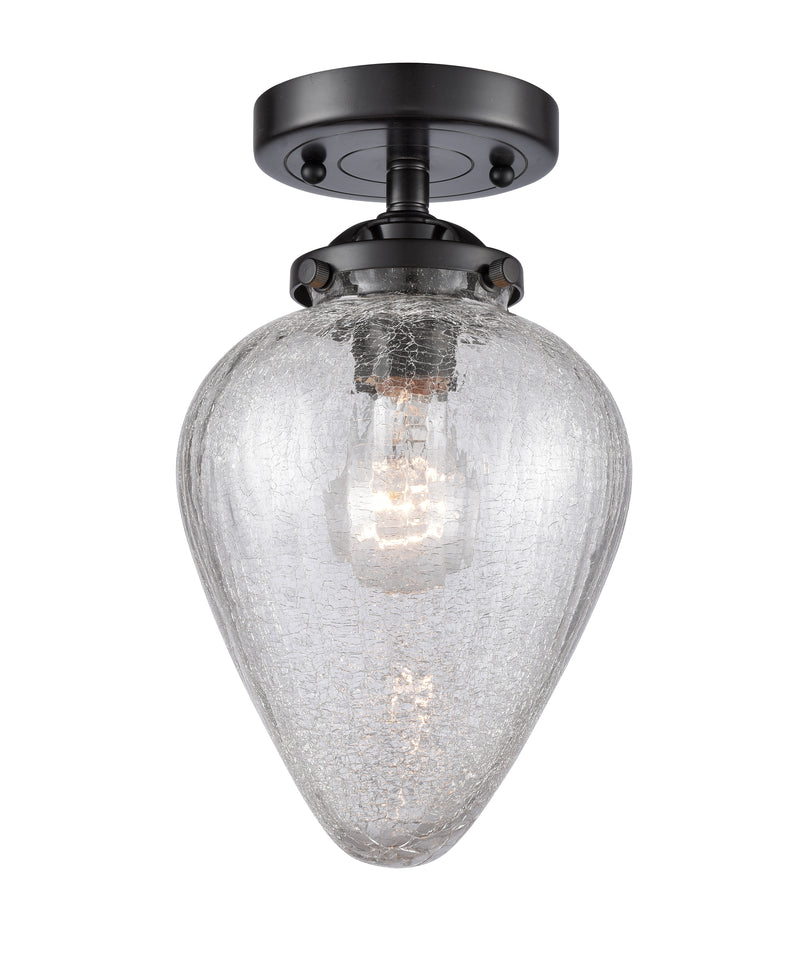 Innovations Lighting Geneseo 1 Light Semi-Flush Mount Part Of The Nouveau Collection 284-1C-OB-G165-LED