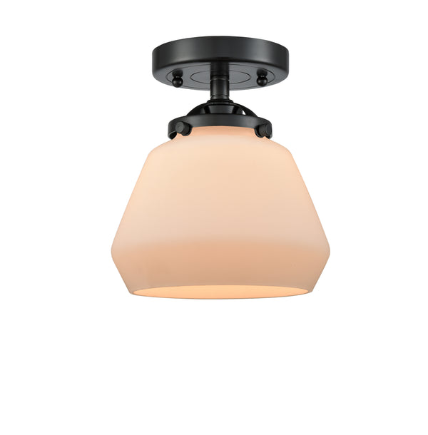 Innovations Lighting Fulton 1 Light Semi-Flush Mount Part Of The Nouveau Collection 284-1C-OB-G171-LED