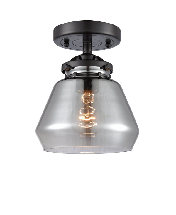 Innovations Lighting Fulton 1 Light Semi-Flush Mount Part Of The Nouveau Collection 284-1C-OB-G173-LED