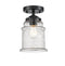 Innovations Lighting Canton 1 Light Semi-Flush Mount Part Of The Nouveau Collection 284-1C-OB-G184-LED
