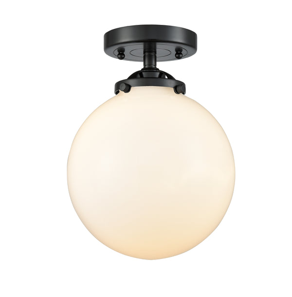 Innovations Lighting Beacon 1 Light 8" Semi-Flush Mount 284-1C-OB-G201-8-LED