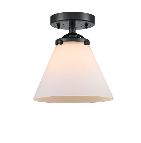Innovations Lighting Large Cone 1 Light Semi-Flush Mount Part Of The Nouveau Collection 284-1C-OB-G41