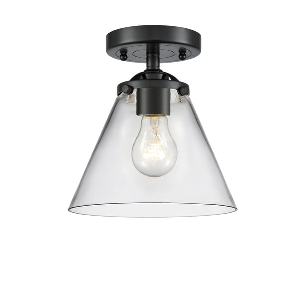 Innovations Lighting Large Cone 1 Light Semi-Flush Mount Part Of The Nouveau Collection 284-1C-OB-G42-LED