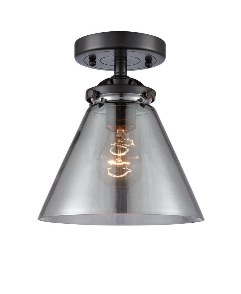 Innovations Lighting Large Cone 1 Light Semi-Flush Mount Part Of The Nouveau Collection 284-1C-OB-G43-LED