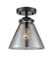 Innovations Lighting Large Cone 1 Light Semi-Flush Mount Part Of The Nouveau Collection 284-1C-OB-G43
